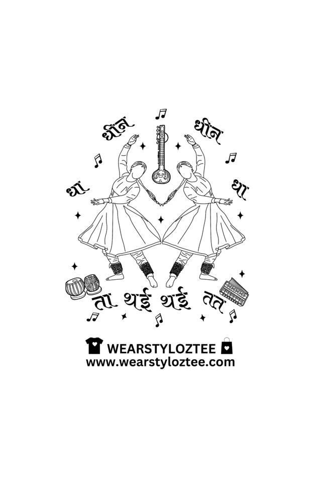 indian kathak dance tote bag