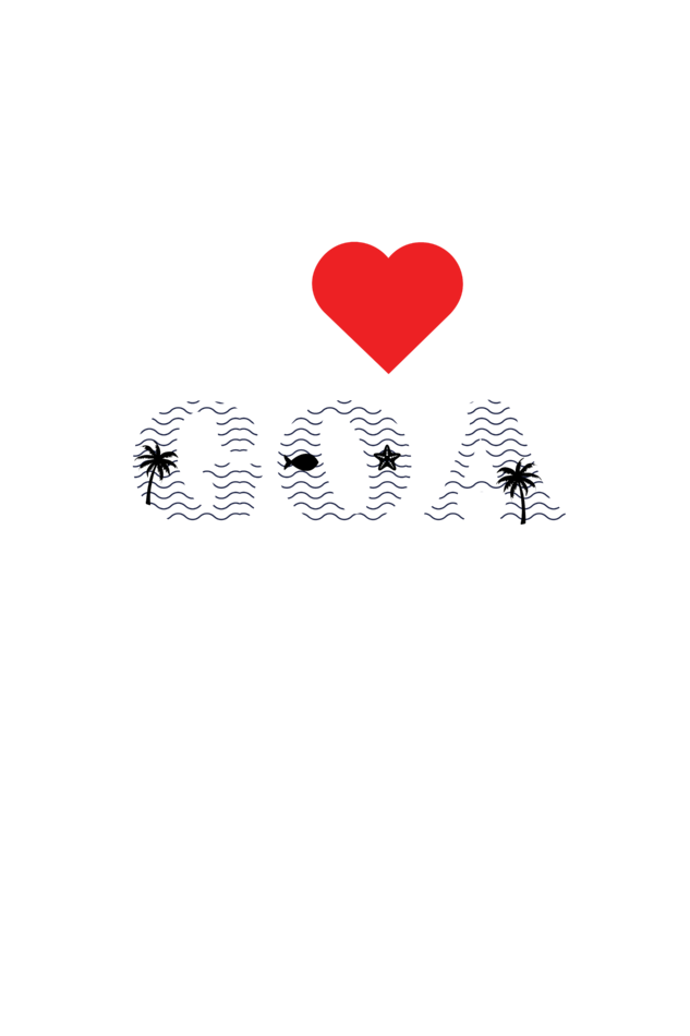 I Love Goa - Goa Lover T shirt for Womens