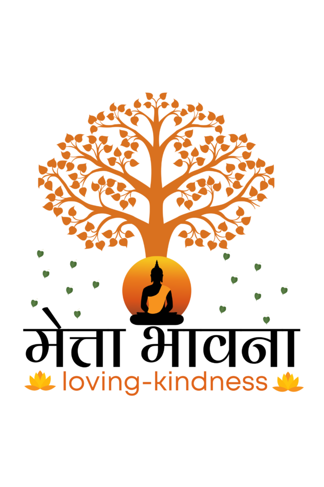 Metta Bhavna- Loving -Kindness-From Pali Language to English-Mens T shirt