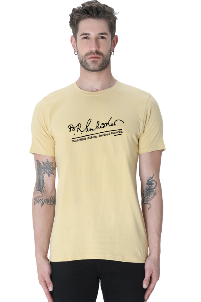 Dr. B.R. Ambedkar Signature ( LIberty ,Equality,Fraternity) Mens Tee