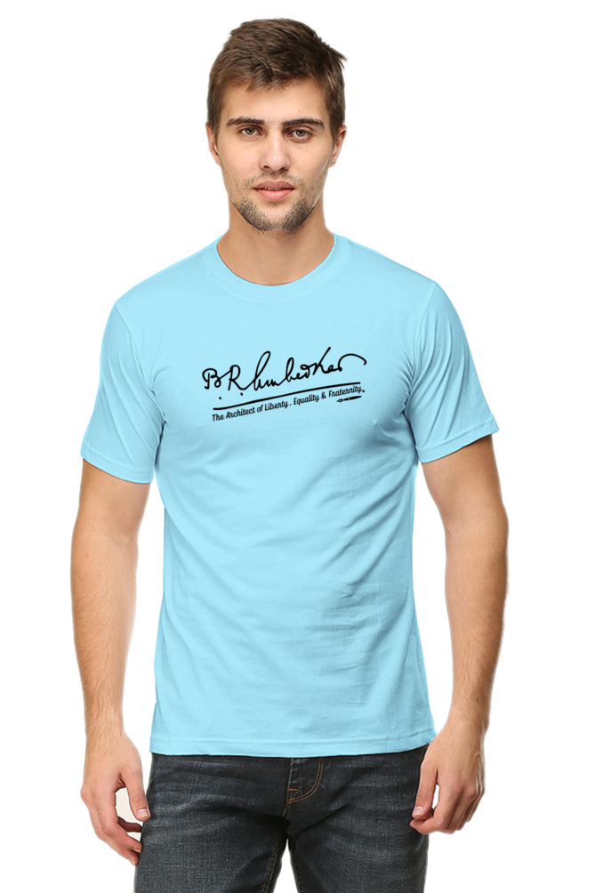 Dr. B.R. Ambedkar Signature ( LIberty ,Equality,Fraternity) Mens Tee