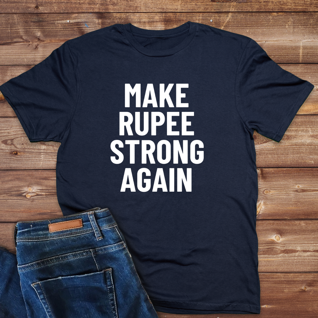 Make Rupees Strong Again ! Ladies Classic crew Short sleeve t shirt