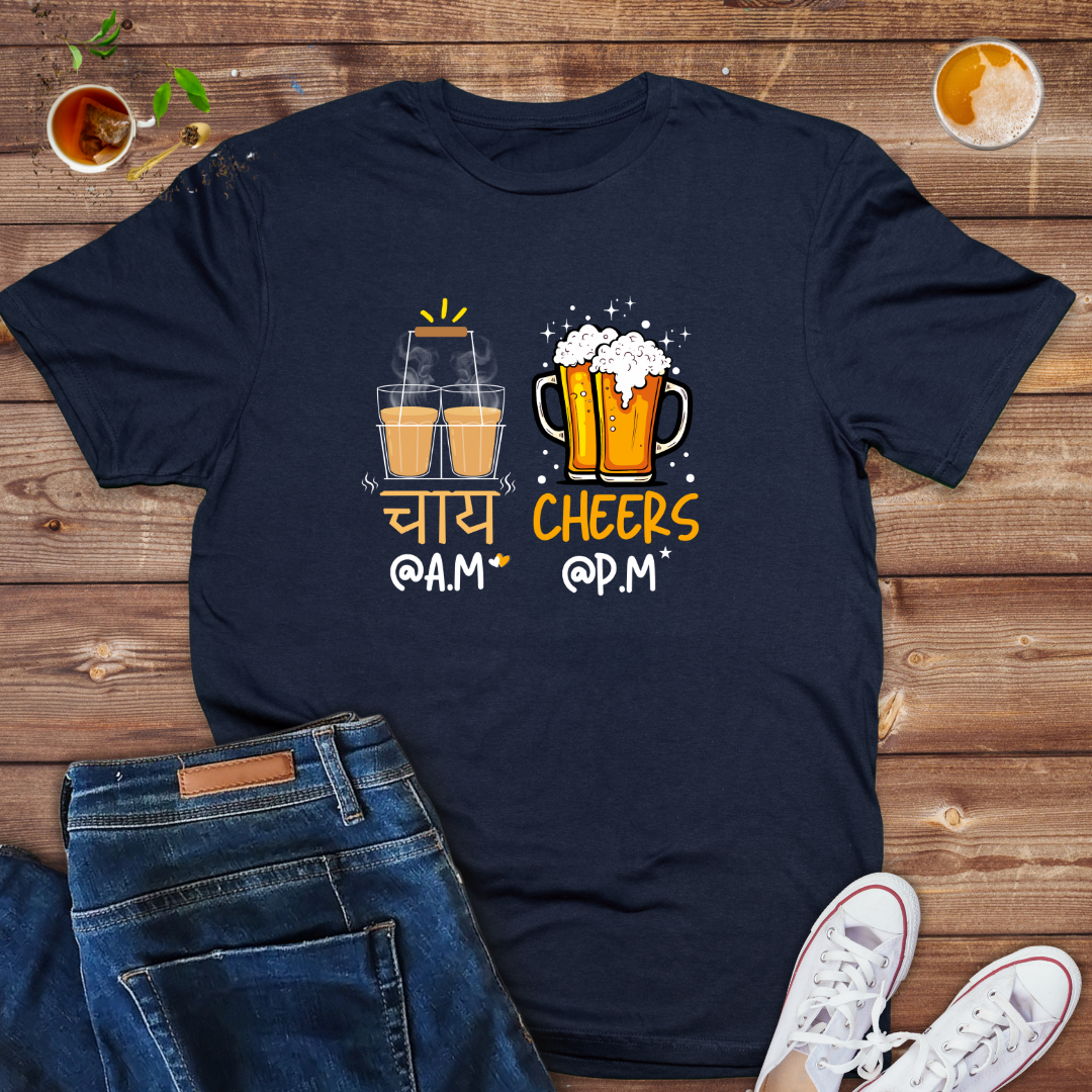 Garam at am Vs Chilled at PM-Ladies tee
