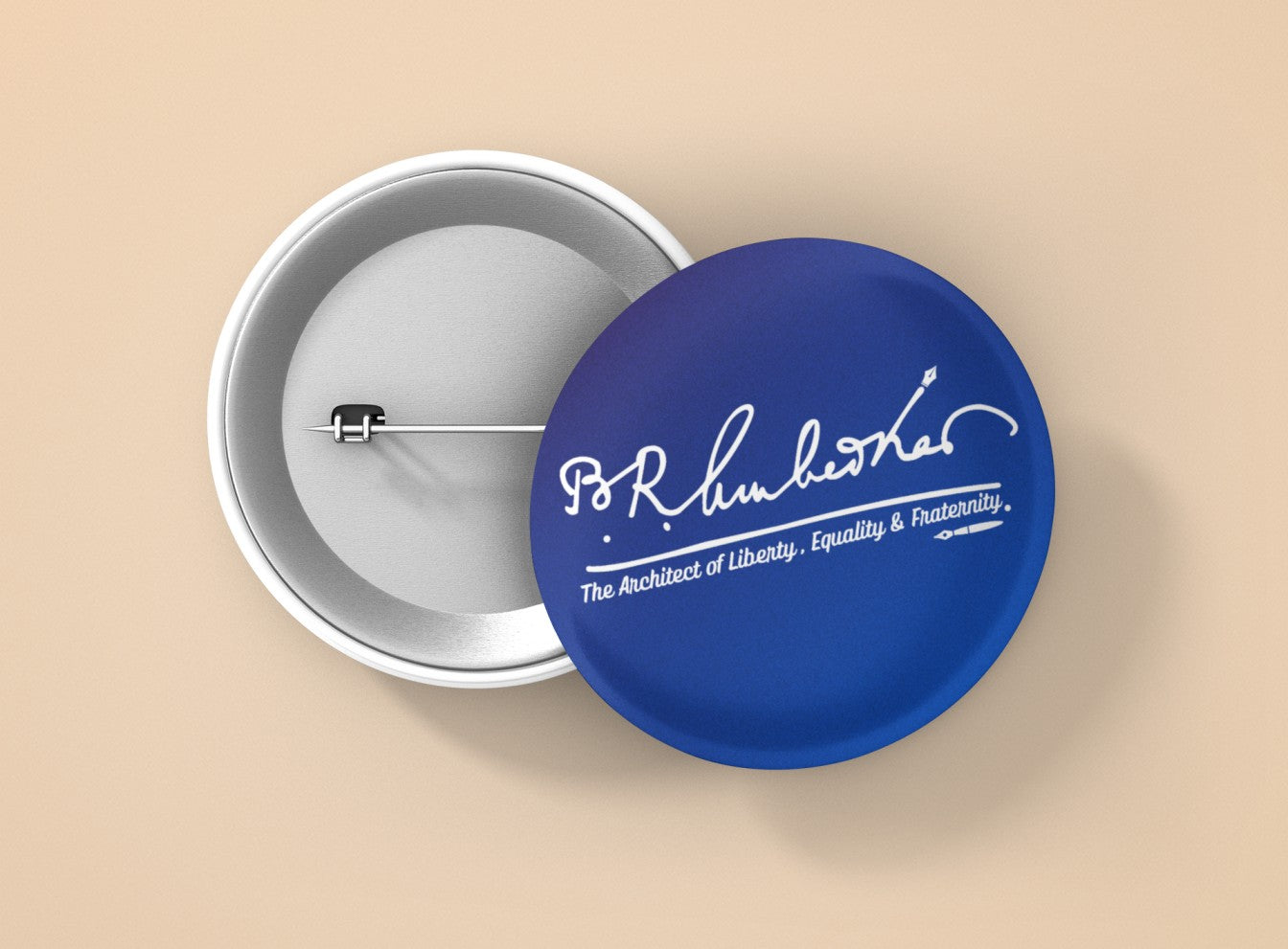 B.R.Ambedkar -Signature Pin Badge