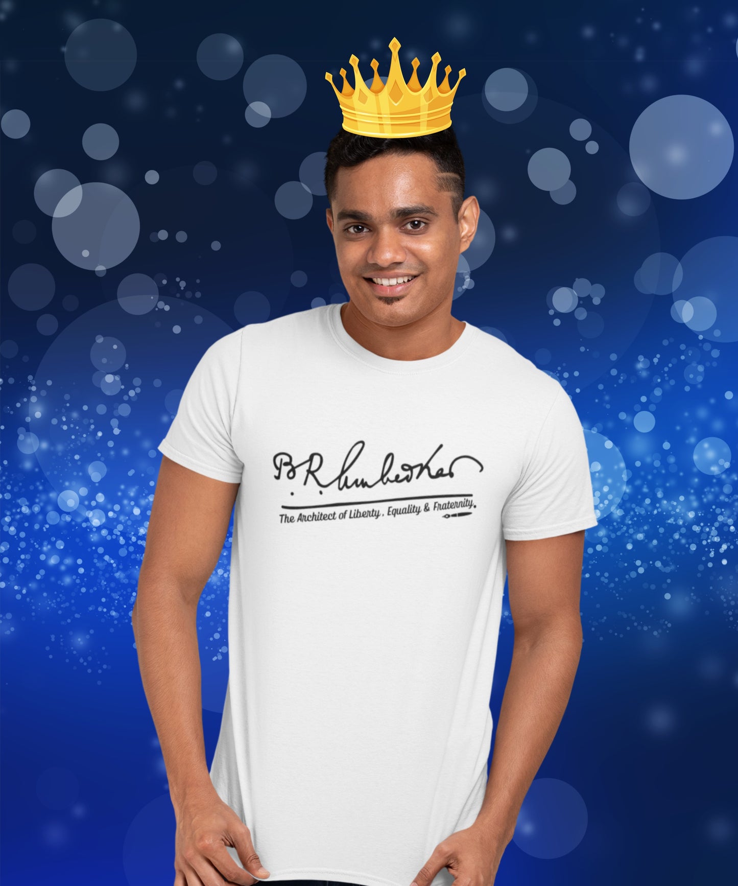 Dr. B.R. Ambedkar Signature ( LIberty ,Equality,Fraternity) Mens Tee