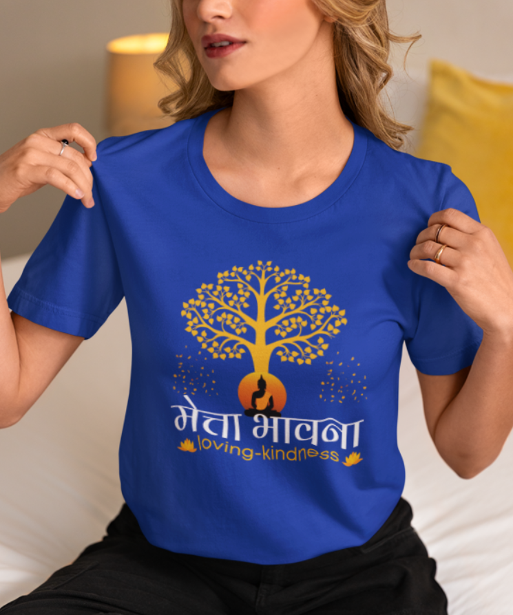 Metta Bhavana Loving and kindness from Pali to English -Ladies tee