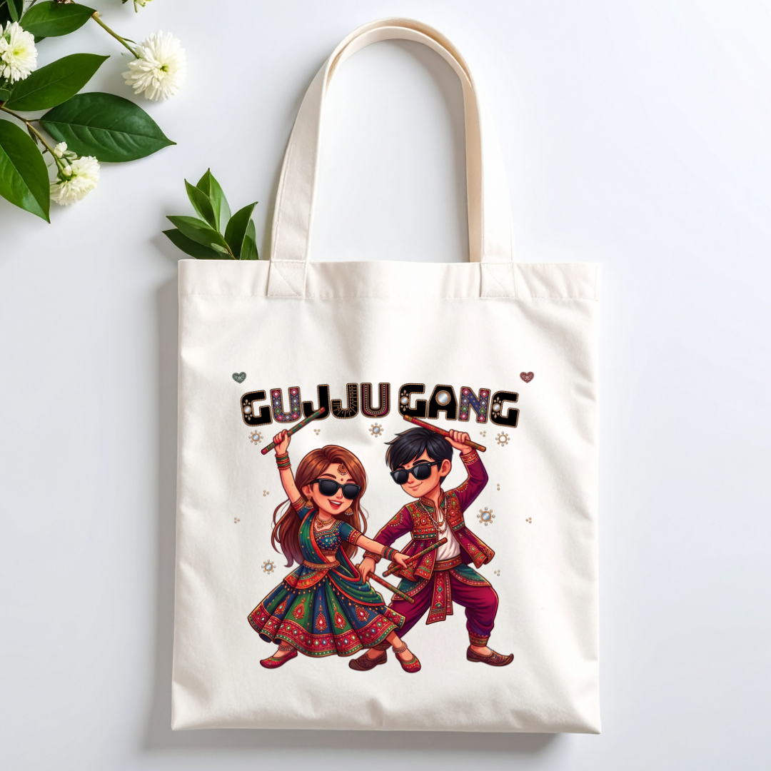 Gujju Gang -Tote Bag Zipper