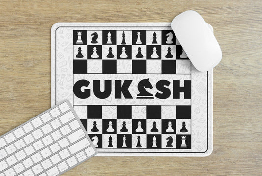 Gukesh Dommaraju- Indian Chess Grandmaster Mouse Pad