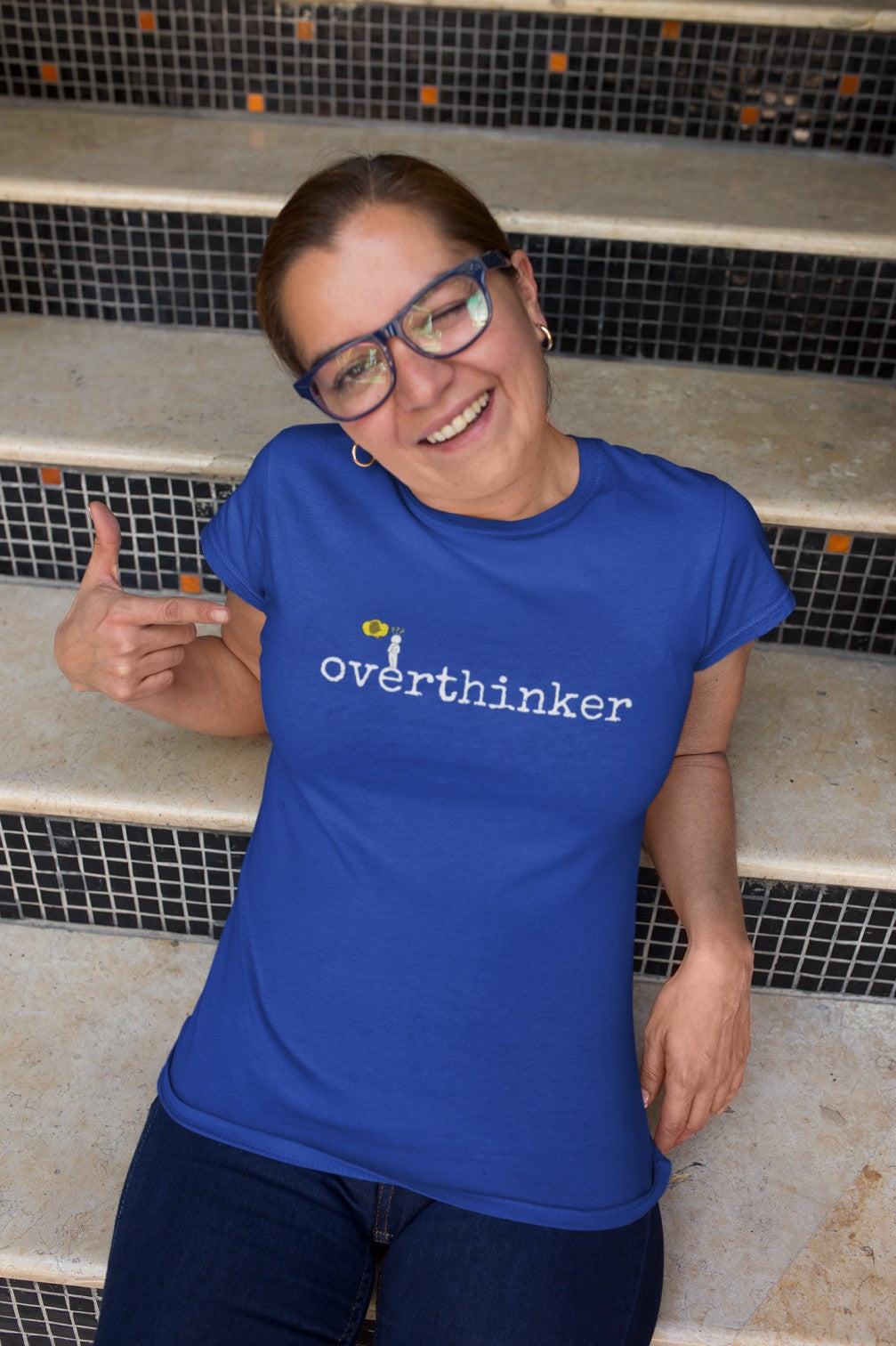 Overthinker Sarcasm Funny Ladies Tee