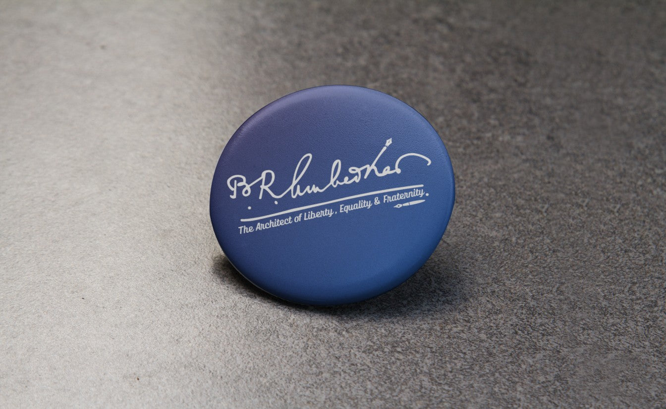 B.R.Ambedkar -Signature Pin Badge