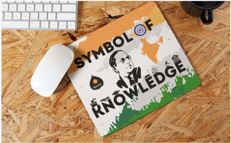 Symbol of knowledge Dr. Ambedkar Mouse pad