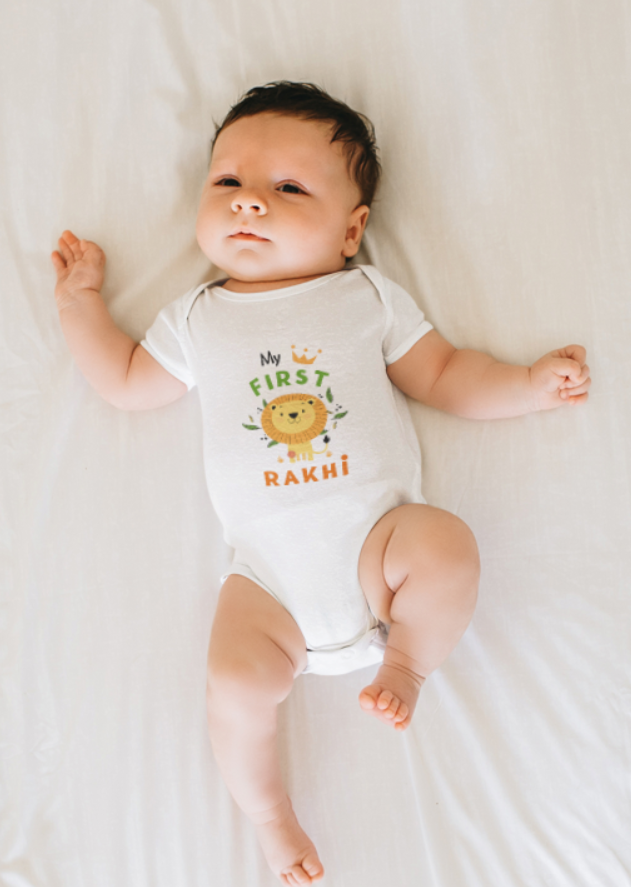 My First Rakhi -Kids Rompers(0-12 m)