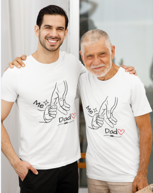 Dad & Me – Minimalist Father’s Day T-Shirt (Emotional Bonding)|Men's Classic T shirt