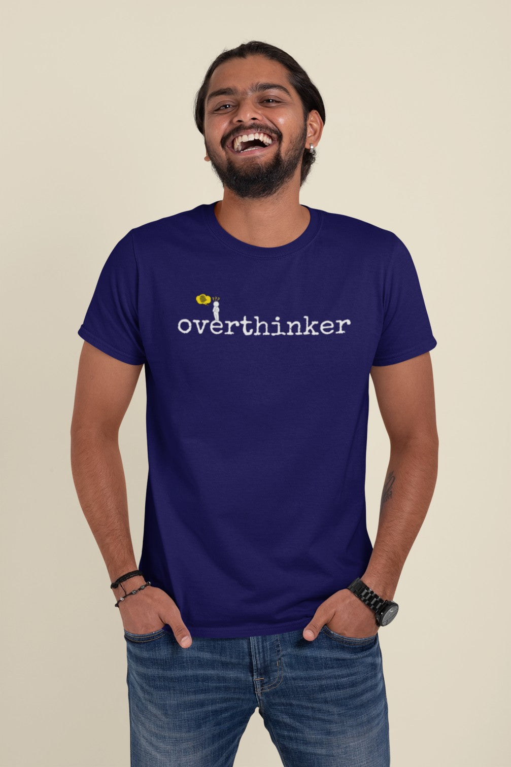 Overthinker - Funny Sarcastic Mens Tee