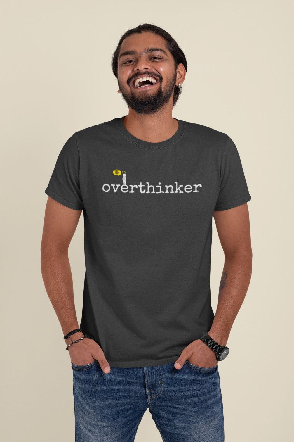 Overthinker - Funny Sarcastic Mens Tee
