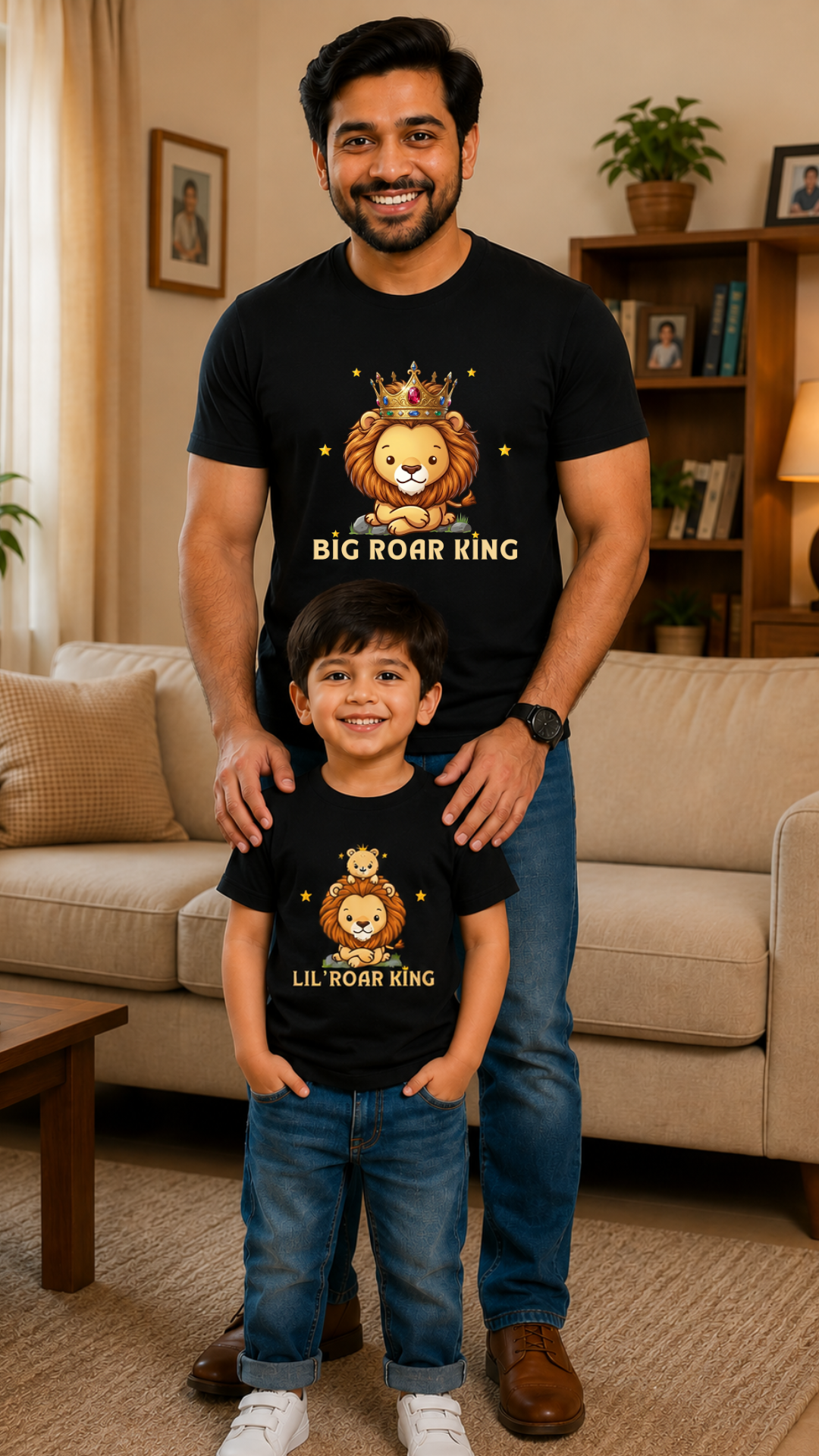 Lil Roar King & Big Roar queen-Happy Fathers day