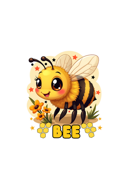 Buzzing with Cuteness! Honey Bee Kawaii Tee for Twins Girl T shirt