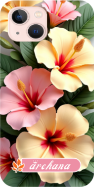 I phone 13 3d flower archana