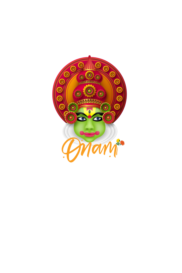 Happy Onam Kathakali- Kerala -Womens short sleeve T shirt