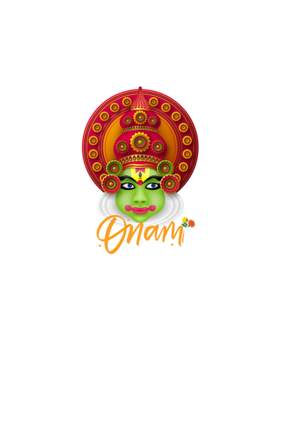 Onam - Kathakali  Kerala - Mens Short sleeve t shirt