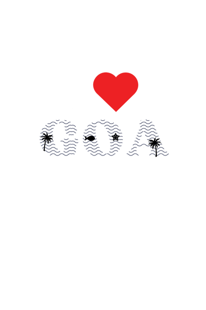 I Love Goa - Goa Lover T shirt for Womens