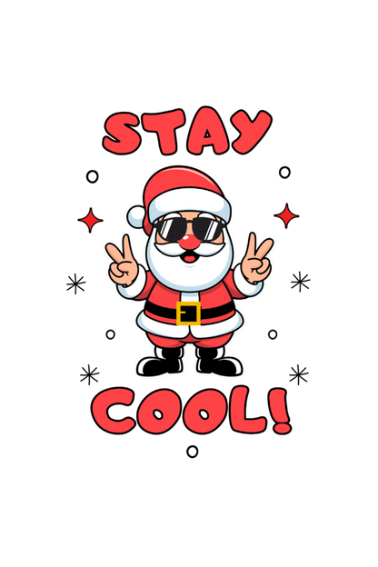 "Cool Peace Santa" with sunglasses Boys' T-Shirt