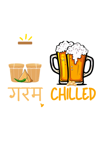 Garam at A.m Vs Chilled at P.M-Mens tee