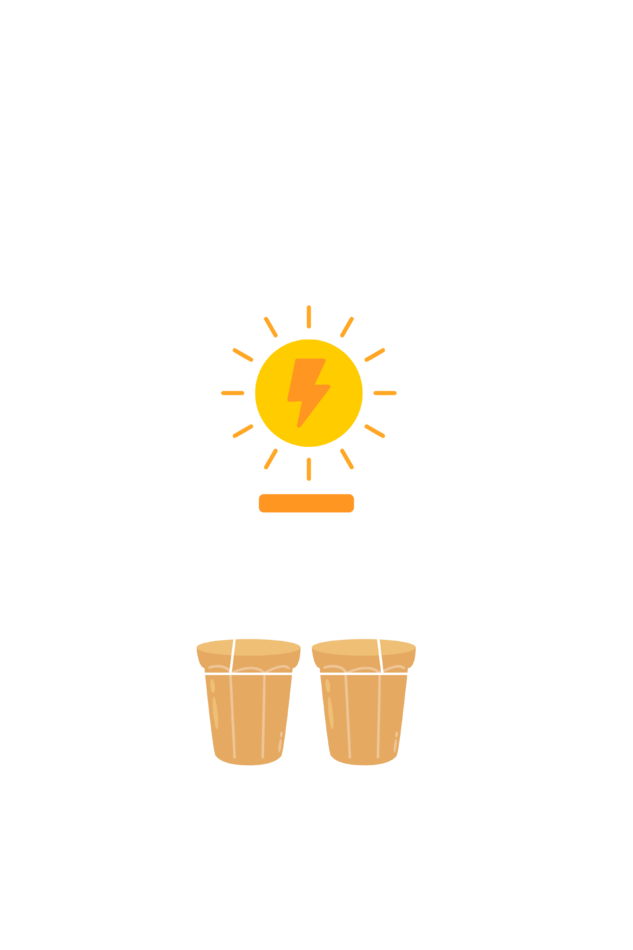 Powered By Tea ( Chai) mens Tee