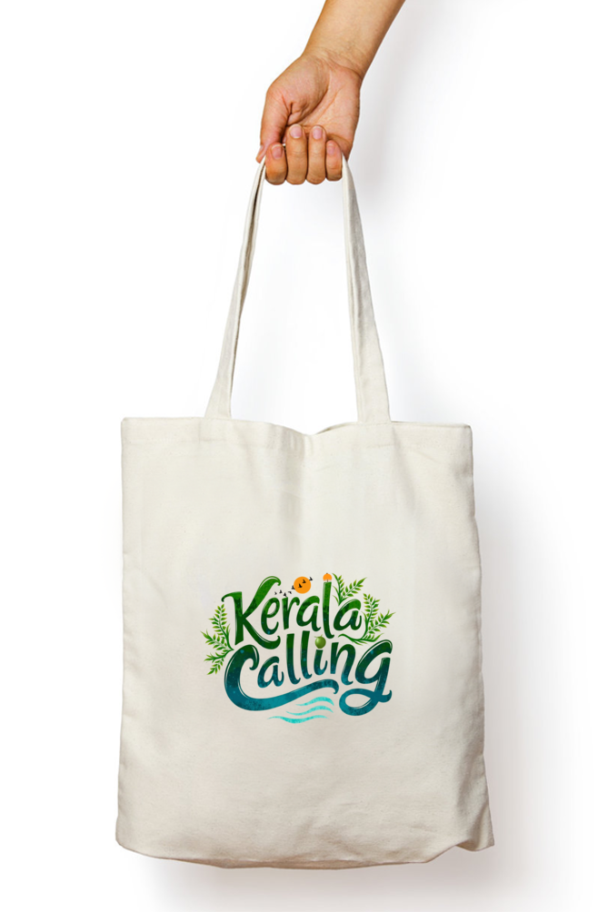 Kerala calling Kerala Lover Zipper tote bag