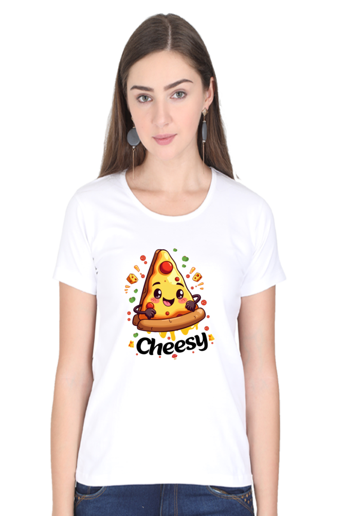 Cheesy Cute Pizza Loaded with cheese