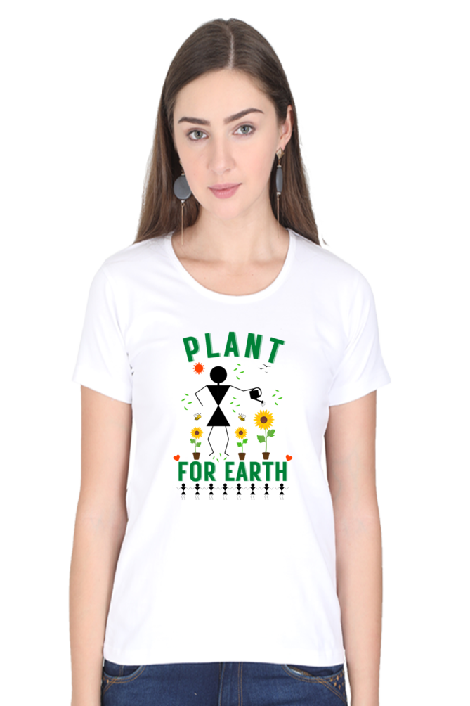 "Warli Girl Watering: Plant for Earth"