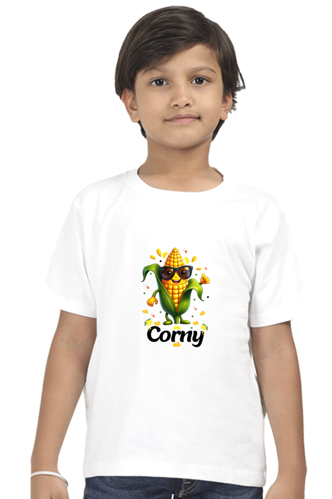 Cute kawaii stylish Corny corn cob for twin boy