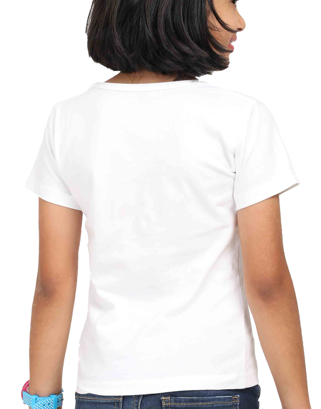 Arya blessed by cute little buddha-kids girl t shirt