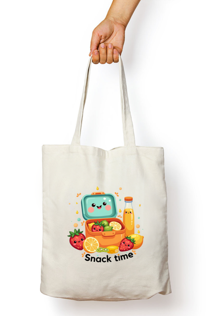 "Tiffin Time healthy Delight-Zipper Tote bag