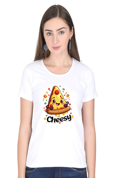 Cheesy Cute Pizza Loaded with cheese