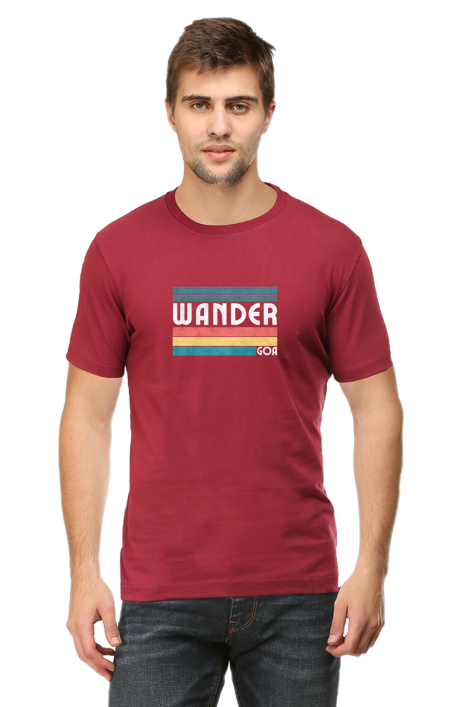 Wander -Goa -Holiday-Vacation -Tourist Mens T shirt