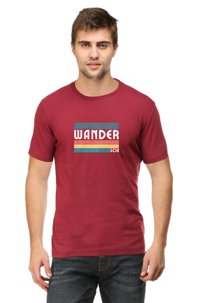 Wander -Goa -Holiday-Vacation -Tourist Mens T shirt