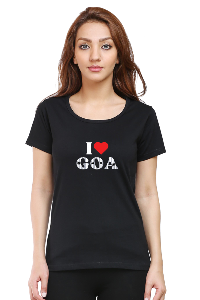 I Love Goa - Goa Lover T shirt for Womens