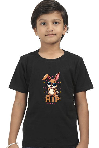 Hip Cute bunny twin boy t shirt