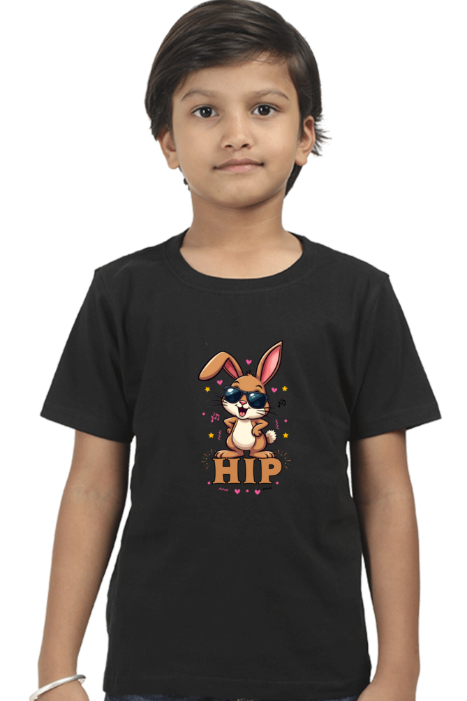 Hip Cute bunny twin boy t shirt