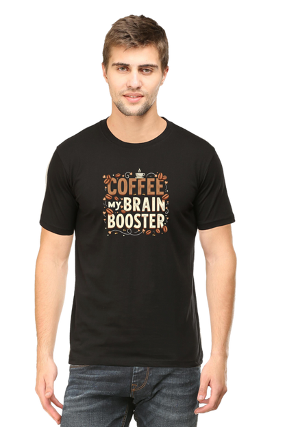 coffee my brain booster- Coffee lover Mens short sleeve t shirt