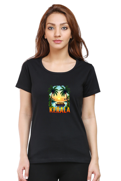 Kerala - Sunset Serenity Womens Classic Short sleeve T shirt