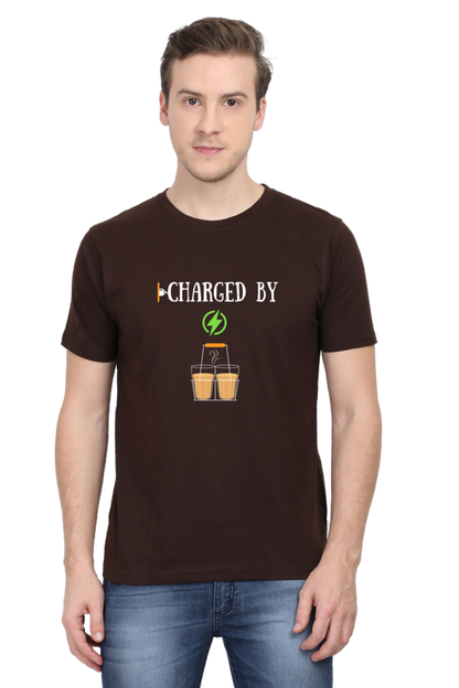 Charged by Tea ( Chai) Mens Tee