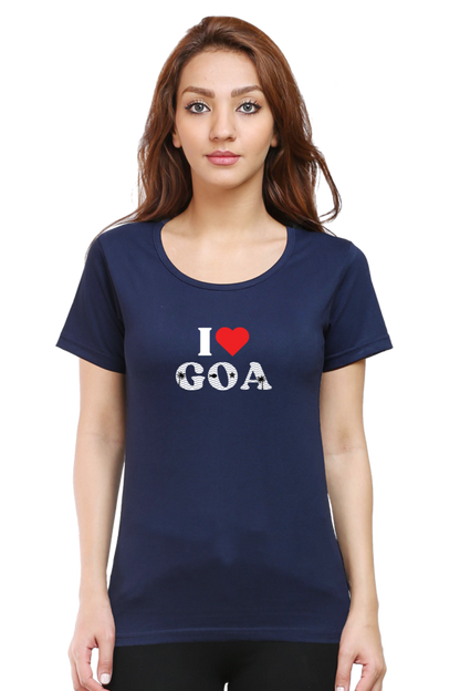 I Love Goa - Goa Lover T shirt for Womens