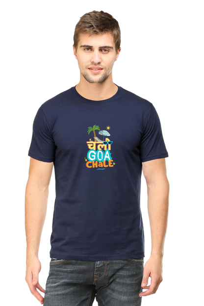 Chalo Goa Chale -Mens Short sleeve t shirt