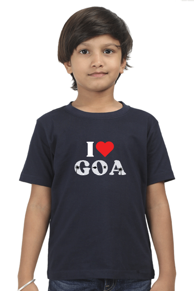 i love goa - Goa Lover Kids boy's t shirt