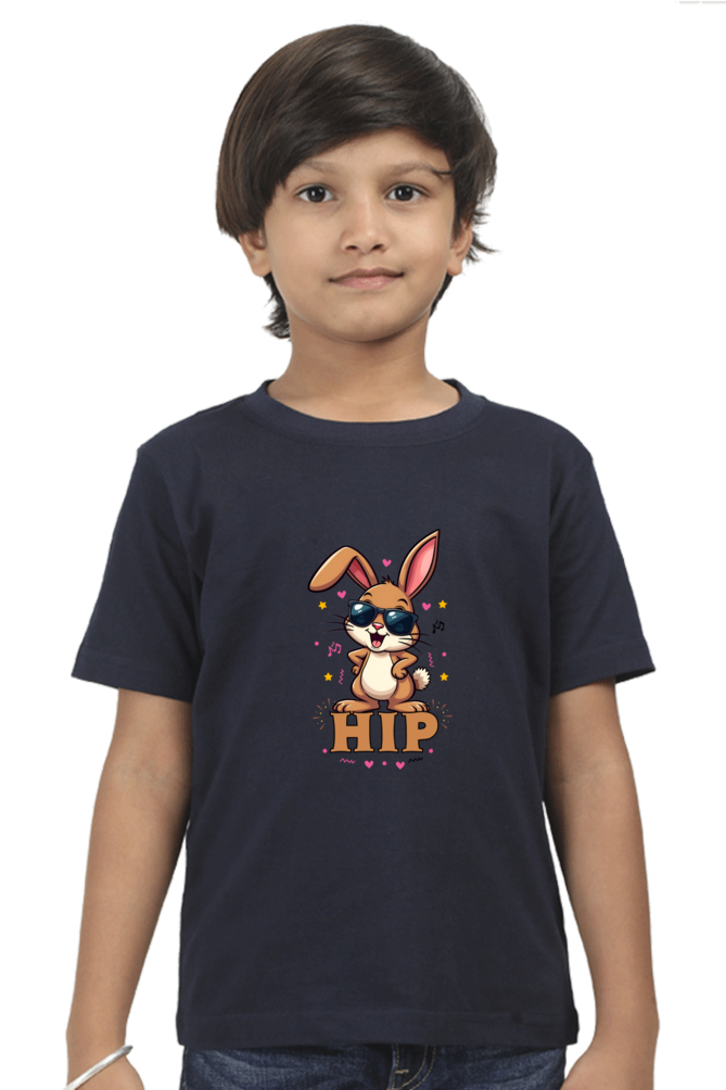 Hip Cute bunny twin boy t shirt