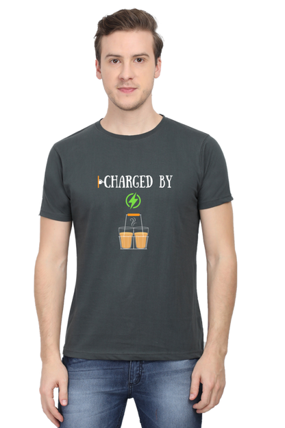 Charged by Tea ( Chai) Mens Tee