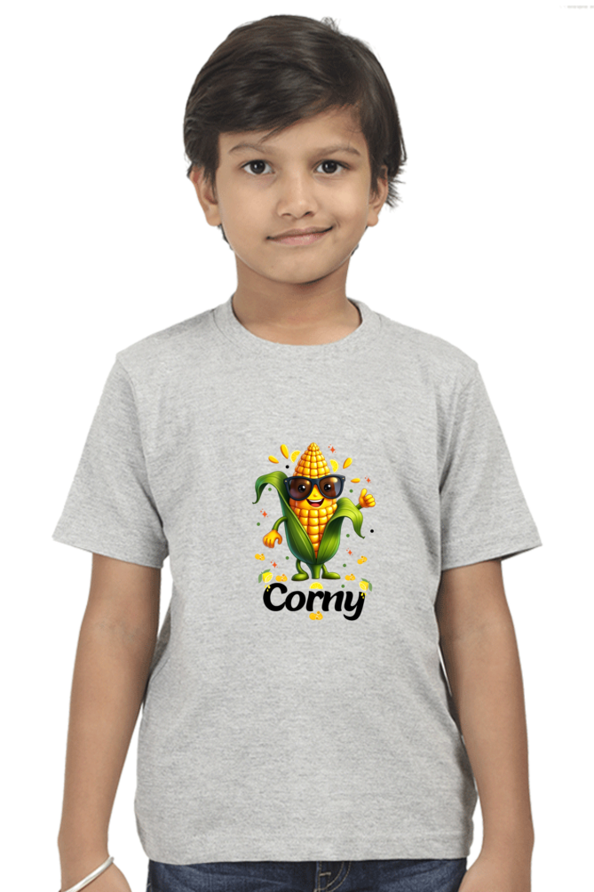 Cute kawaii stylish Corny corn cob for twin boy