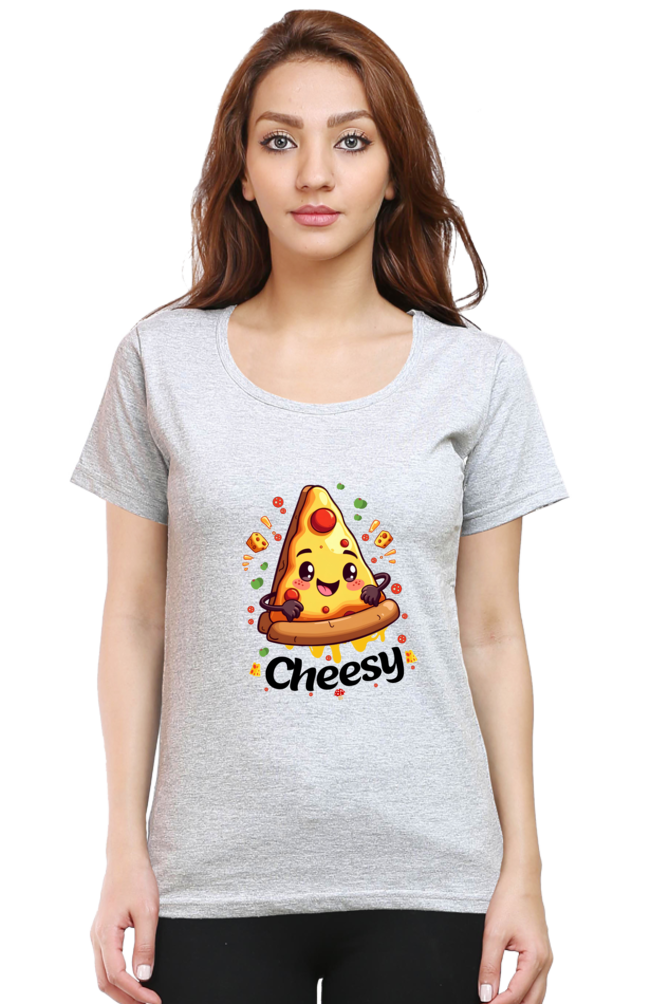 Cheesy Cute Pizza Loaded with cheese